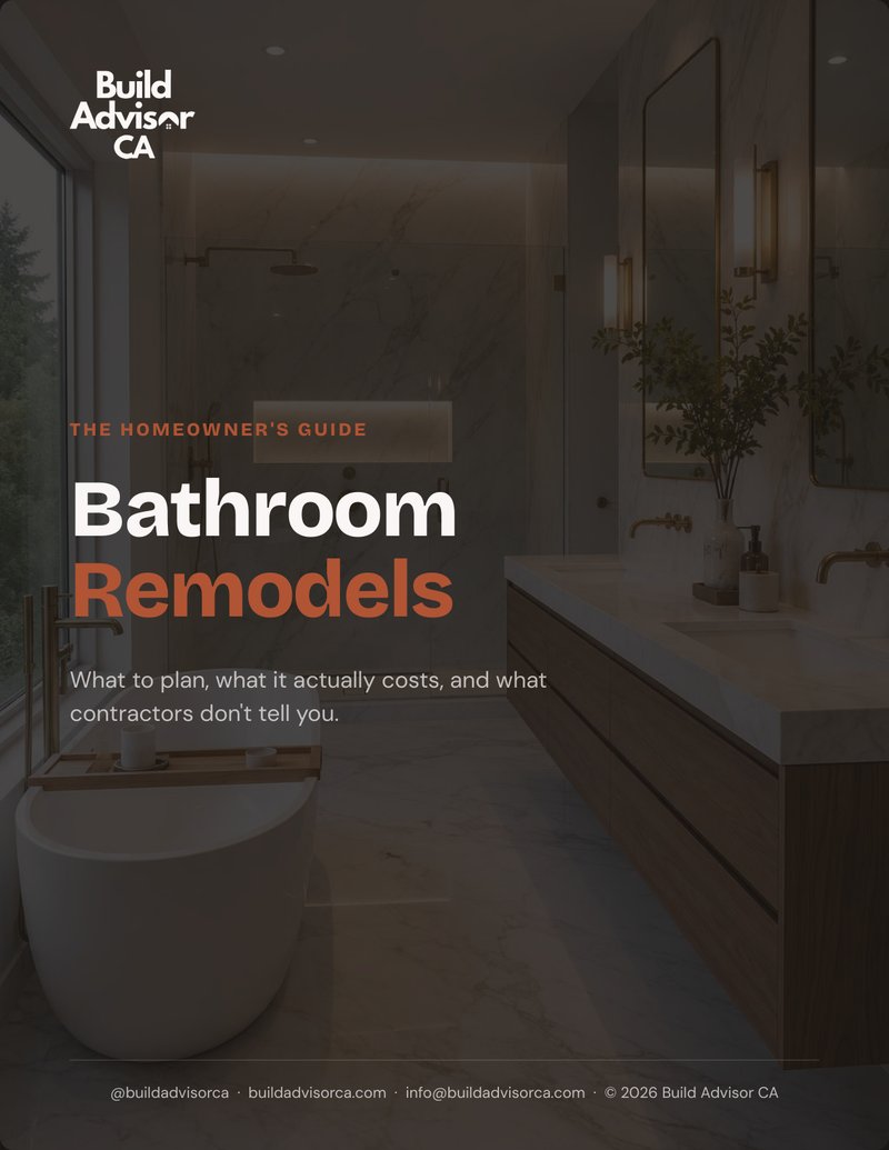 The California Bathroom Remodel Guide cover