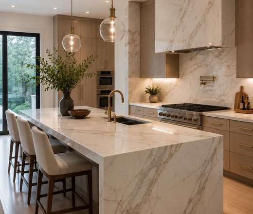 A kitchen remodel
